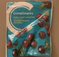 Mängden socker i Dark sweet cherries