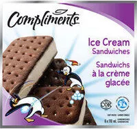 Mängden socker i Ice cream sandwiches
