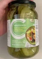 Mängden socker i Tangy dill sandwich sliced pickles