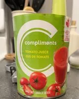 Mängden socker i Tomato juice
