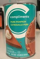 Mängden socker i Pure pumpkin