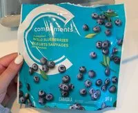 Mängden socker i Frozen wild blueberries