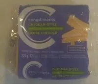 Mängden socker i Cheddar-Style Cheese Slices