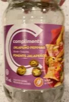 Mängden socker i Jalapeño peppers sliced