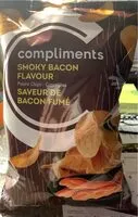 Mängden socker i Smokey Bacon Flavour Potato Chips
