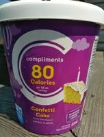 Mängden socker i Confetti Cake Frozen Dessert