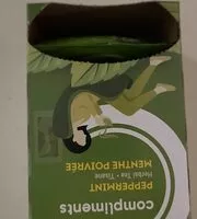 Mängden socker i Tisane menthe poivrée