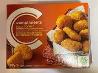 Mängden socker i Pepites de poulet pannés entierement cuites