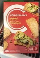 Mängden socker i Biscottes melba original