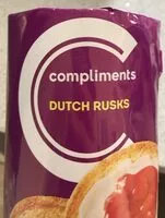 Mängden socker i Dutch rusks