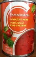 Mängden socker i Soupe tomate et fines herbes