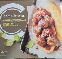 Mängden socker i Angus Beef Meatballs