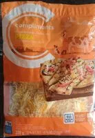 Mängden socker i Mélange de fromage râpés pizza