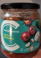 Mängden socker i Salsa mexicana