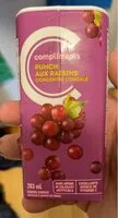 Mängden socker i Punch aux raisins