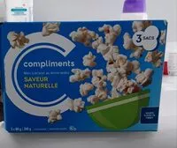 Mängden socker i Pop-corn