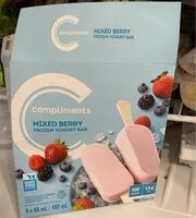 Mängden socker i Mixed berry froyo bars