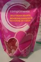 Mängden socker i Jelly Bean Hearts