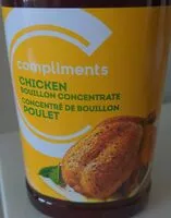 Mängden socker i Compliment bouillon poulet concentré