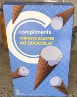 Mängden socker i Cornets gaufres au chocolat