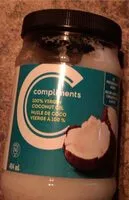 Mängden socker i Huile de coco vierge à 100%