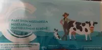 Mängden socker i Mozzarella partiellement écrémé