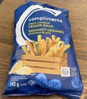 Mängden socker i White Cheddar Veggie Snax