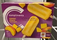 Mängden socker i Mango peach fruit bars