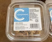 Mängden socker i California Natural Walnut Halves & Pieces