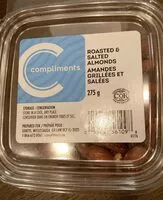 Mängden socker i Roasted & Salted Almonds