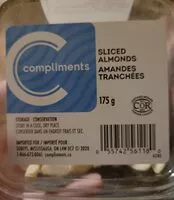 Mängden socker i Sliced Almonds