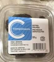 Mängden socker i Pitted prunes