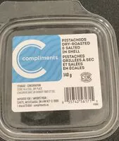 Mängden socker i Pistachios Dry-Roasted & Salted in Shell