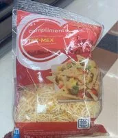 Mängden socker i Tex mex shredded cheese blend