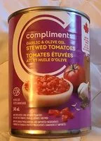 Mängden socker i Garlic and Olive Oil Stewed Tomatoes