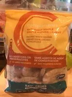 Mängden socker i Crevettes blanches du pacifique