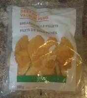 Mängden socker i Breaded Sole Fillets