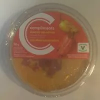 Mängden socker i Roasted Red Pepper Topped Hummus