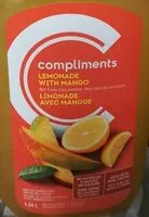 Mängden socker i Lemonade with mango