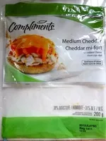 Mängden socker i Medium Cheddar