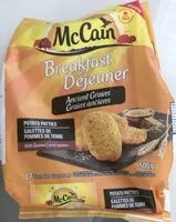 Mängden socker i Galettes de pommes de terre
