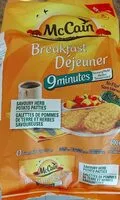 Mängden socker i Breakfast savoury herb potato patties