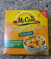 Mängden socker i McCain Breakfast Potato egg and bacon bowl