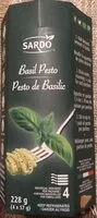 Mängden socker i Pesto de basilic