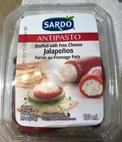 Mängden socker i Antipasto jalapiños farcis au fromage feta
