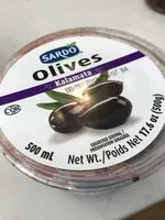 Mängden socker i Kalamata olives