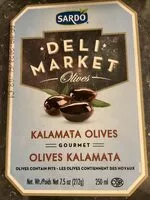 Mängden socker i Deli Market Kalamata Olives