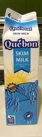 Mängden socker i Québon lait écrémé