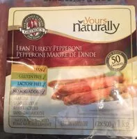 Mängden socker i Lean turkey pepperoni