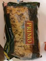 Mängden socker i Primo farfalle